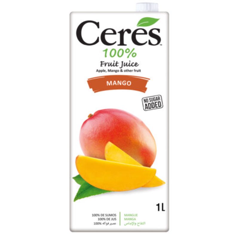 Ceres Tetra - 100% Fruit Juice - Mango 1l