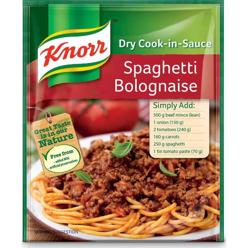 Knorr Cook-in-Sauces - Spaghetti Bolognaise 48g