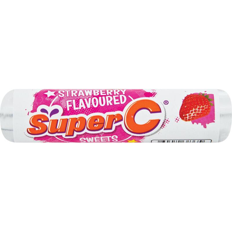 Super C Rolls Strawberry 36.9g