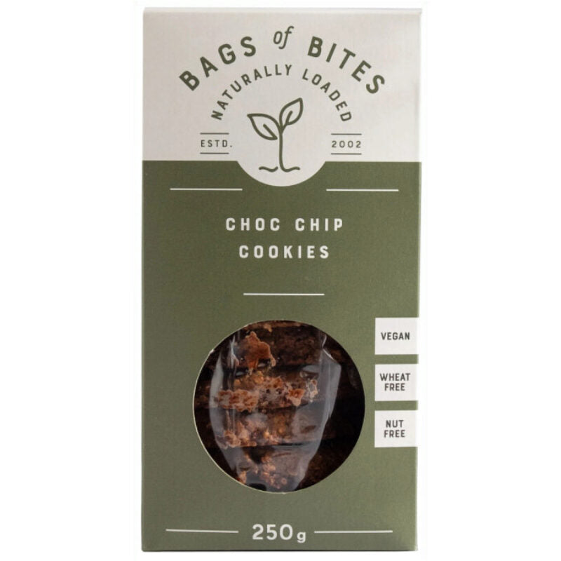 Bags of Bites Choc Chip Cookies 250g