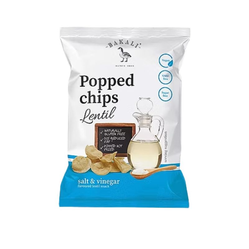 Bakali Lentil Chips Salt & Vinegar 25g