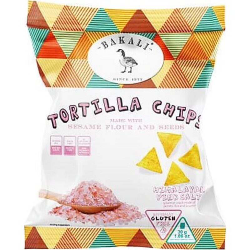 Bakali Tortilla Chips Himalayan Pink Salt 40g