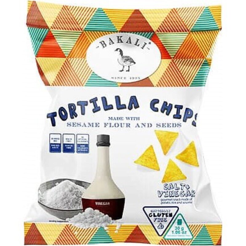 Bakali Tortilla Chips Salt & Vinegar 40g