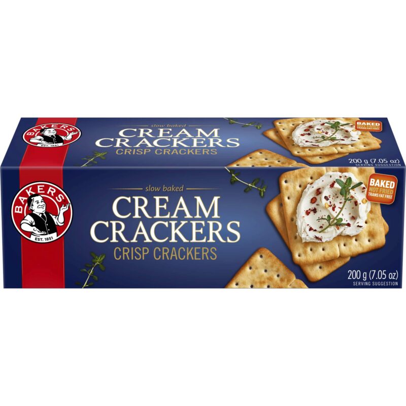 Bakers Cream Crackers Kosher 400g