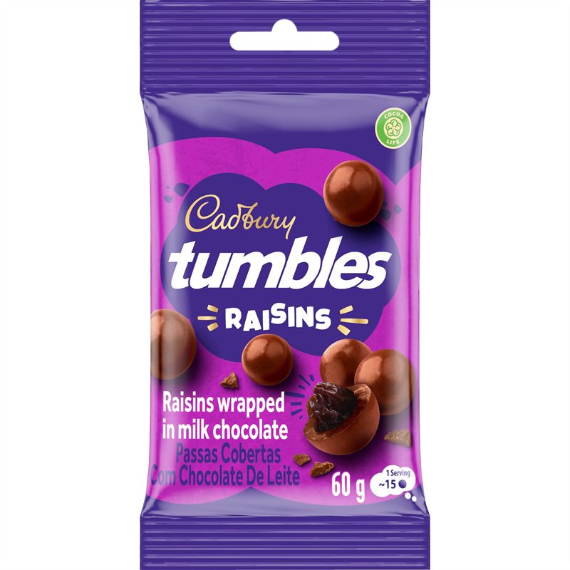 Cadbury Tumbles Raisin 60g