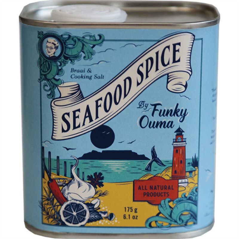 Funky Ouma Seafood Spice Tin 175g