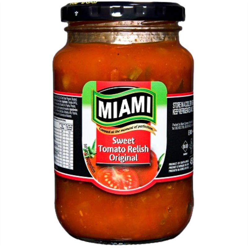 Miami Sweet Tomato Relish 450g