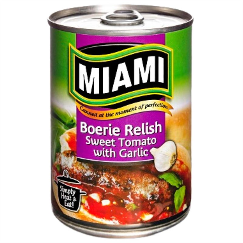 Miami Boerie Relish with Garlic 450g