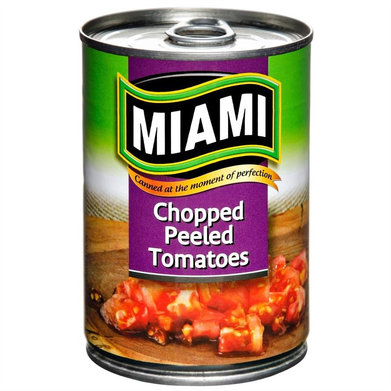 Miami Chopped Peeled Tomatoes 410g