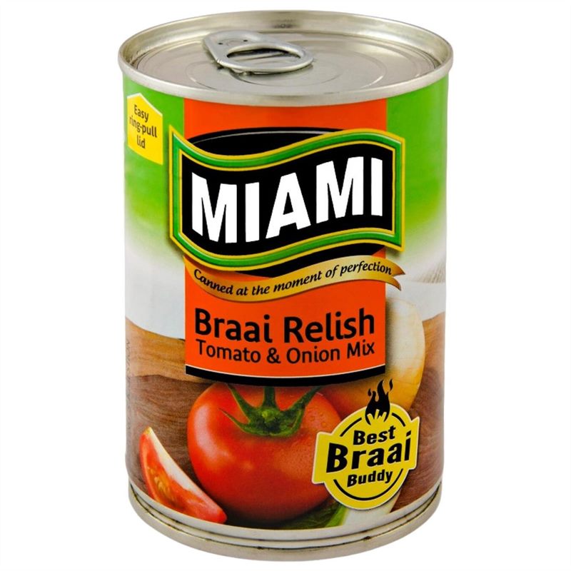 Miami Tomato & Onion Relish Braai 410g