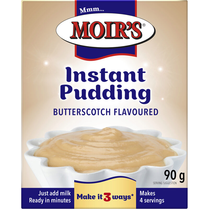 Moirs Instant Pudding Butterscotch 90g