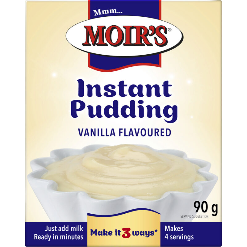 Moirs Instant Pudding Vanilla 90g