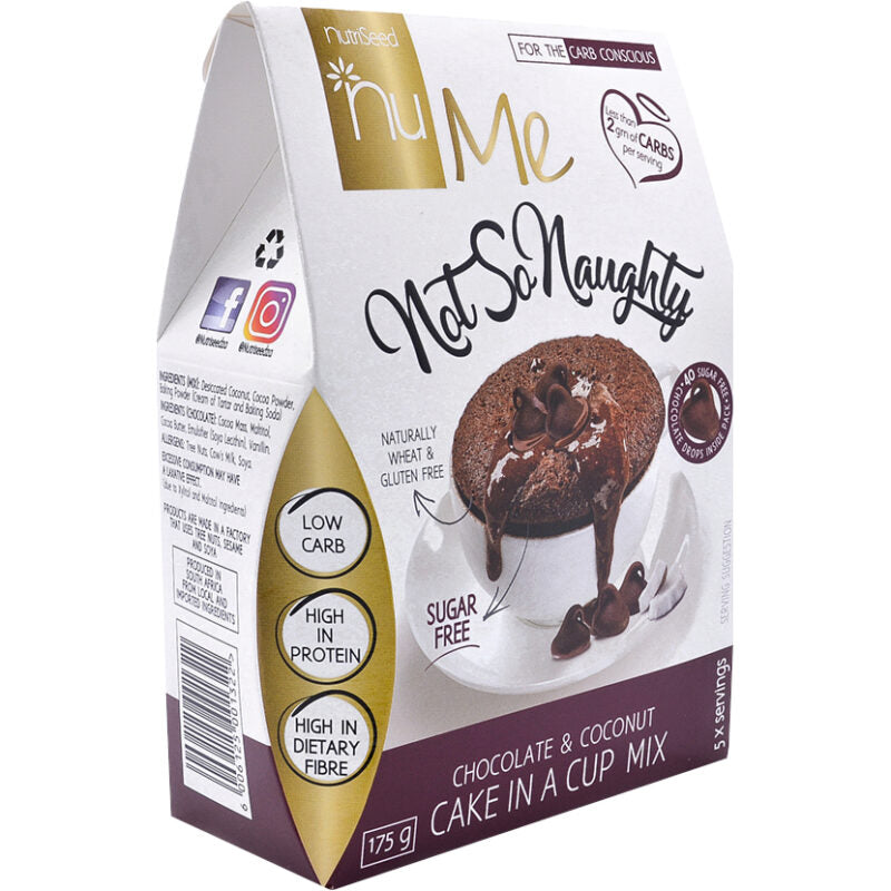 NuMe Spec Baking LowCarb Choc Cake in a Cup 175g