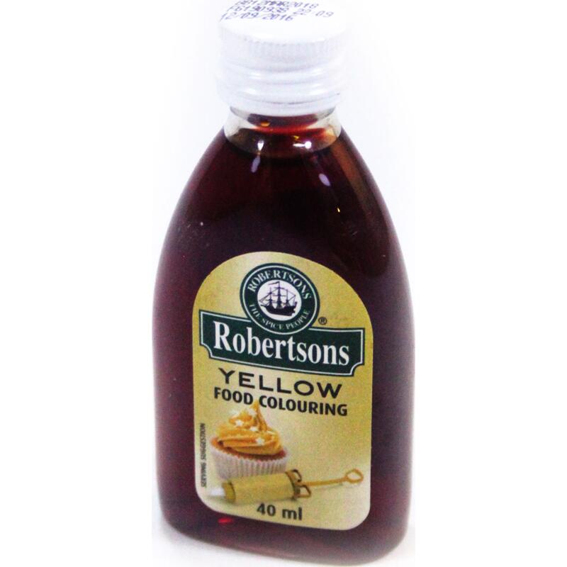 Robertsons Food Colouring Egg Yellow 40ml