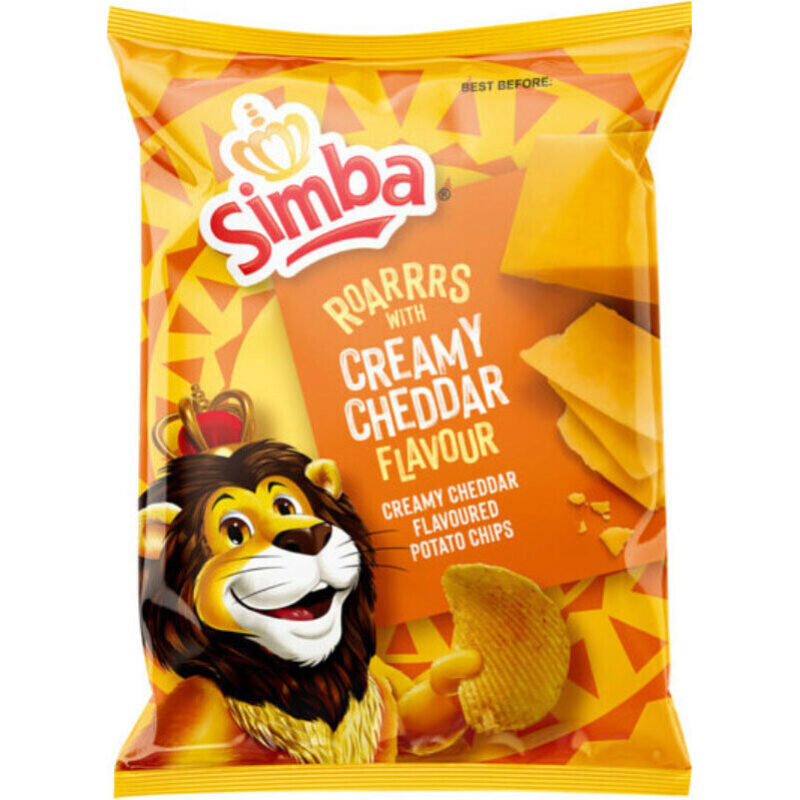 Simba Potato Chips Creamy Cheddar 120g