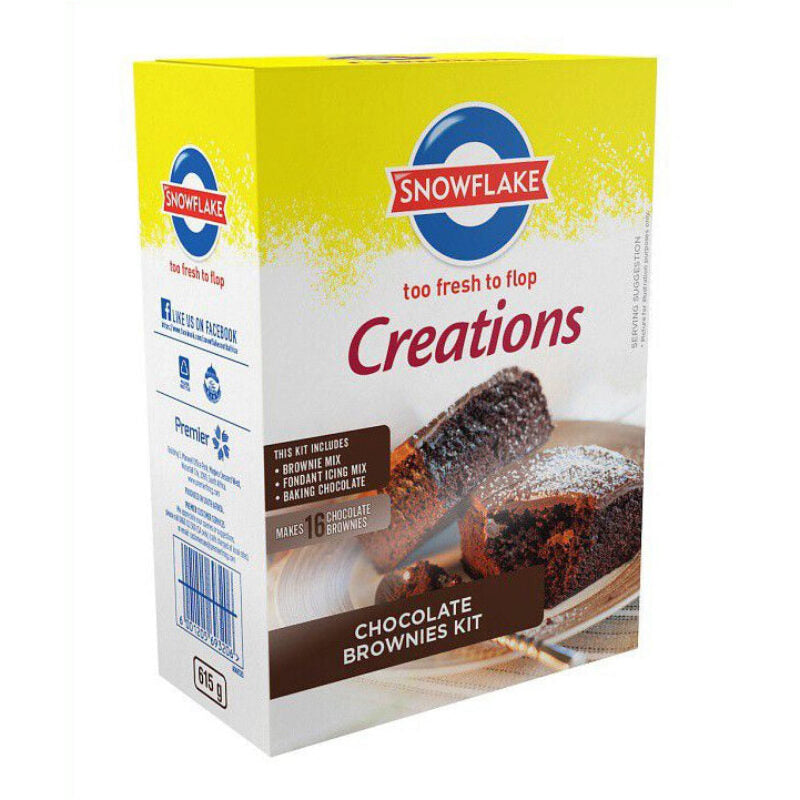 Snowflake Creations Chocolate Brownies 615g