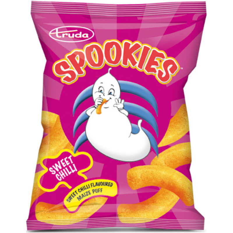 Spookies Puff Chips Box Sweet Chilli 100g