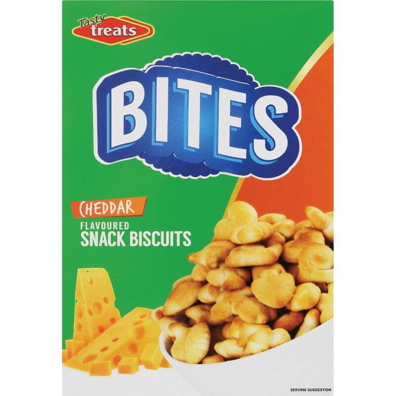 Tasty Treats Bites Cheddar 150g