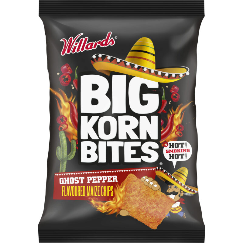 Willards Big Korn Bites Ghost Pepper 50g