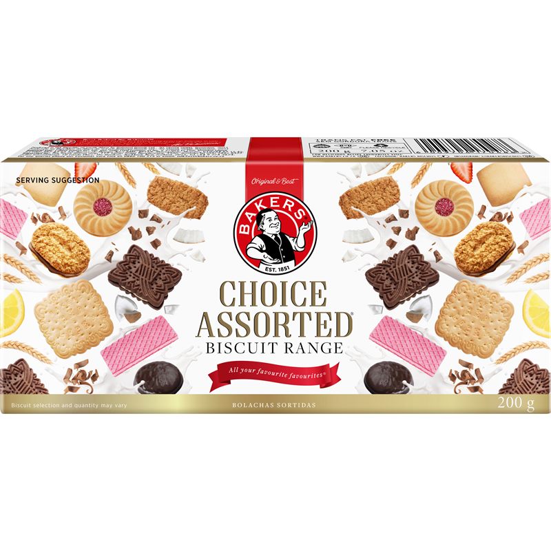 Bakers Choice Assorted - Carton 200g