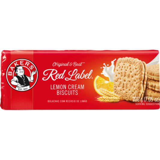 Bakers Red Label - Lemon Creams 200g