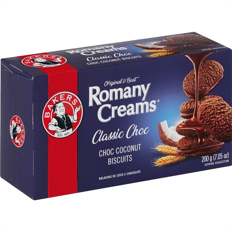 Bakers Romany Creams - Classic Choc 200g