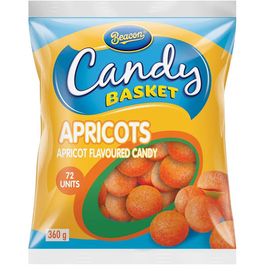 Beacon Candy Basket - Apricots 360g (72s)