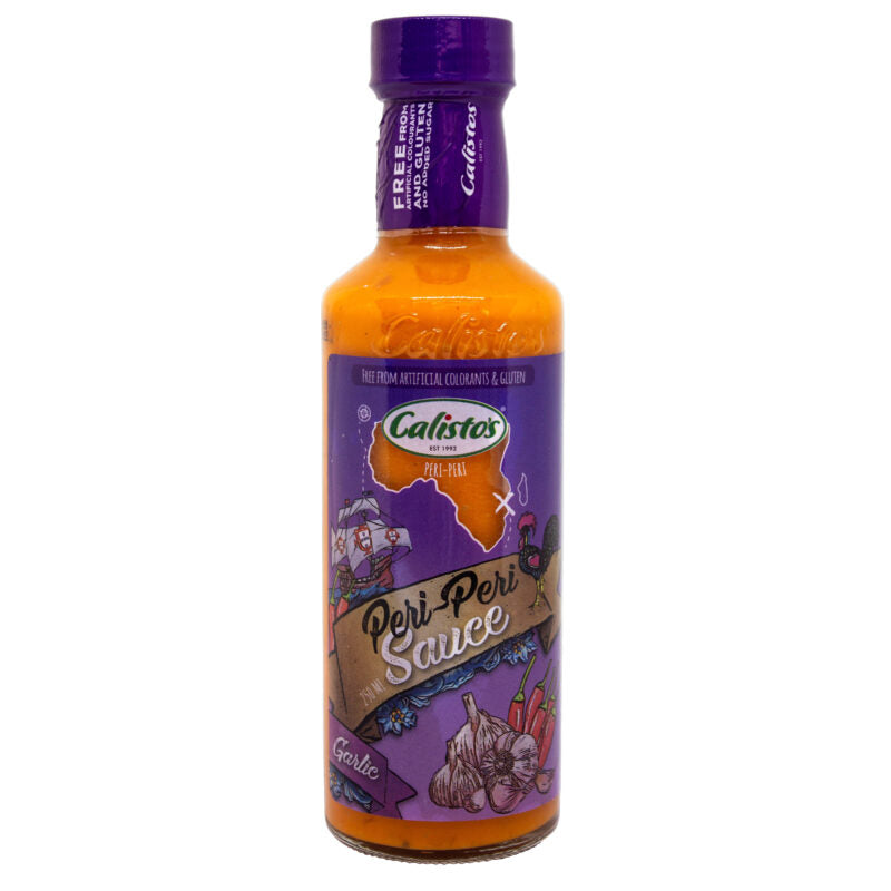 Calisto's Sauce - Garlic Peri Peri - Tall 250ml