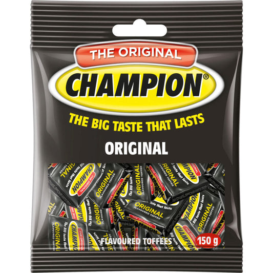 Champion Medium Prepacks - Flavoured Toffee - Original 150g