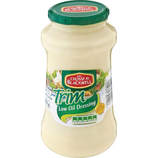 Crosse & Blackwell Trim Range - Low Oil Salad Dressing (Glass) 790g