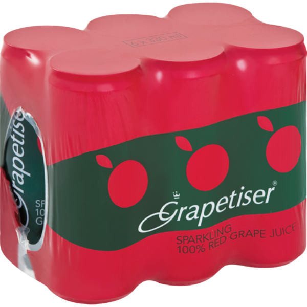 Grapetiser Sparkling - 100% Apple Juice - 6 Pack