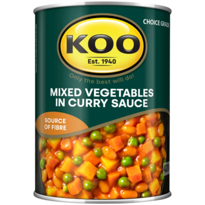 Koo Canned Veg - Mixed Vegetable in Curry Sauce 420g