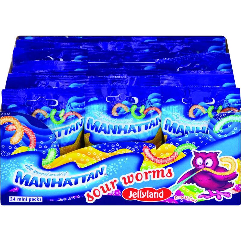 Manhattan Mini - Sour Worms 50g