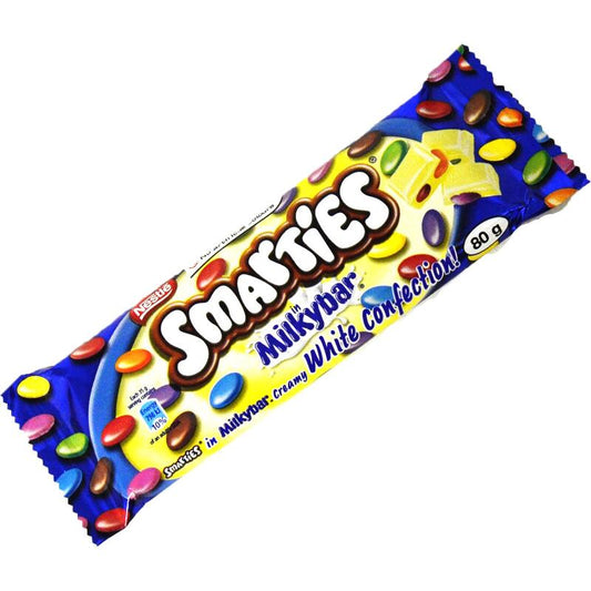 Milkybar Choc Slab - w/Smarties 80g