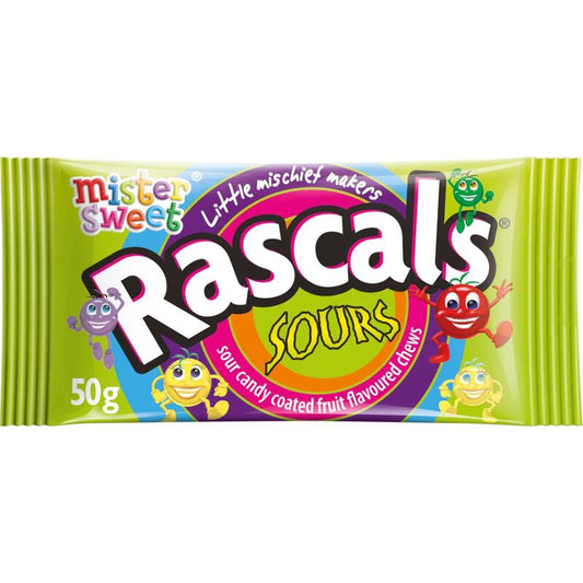 Mister Sweet Prepacks - Rascals - Sours 50g