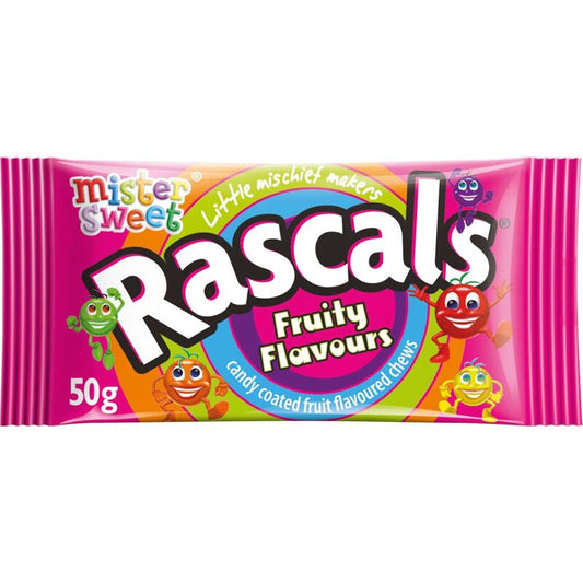 Mister Sweet Prepacks - Rascals - Fruity 50g