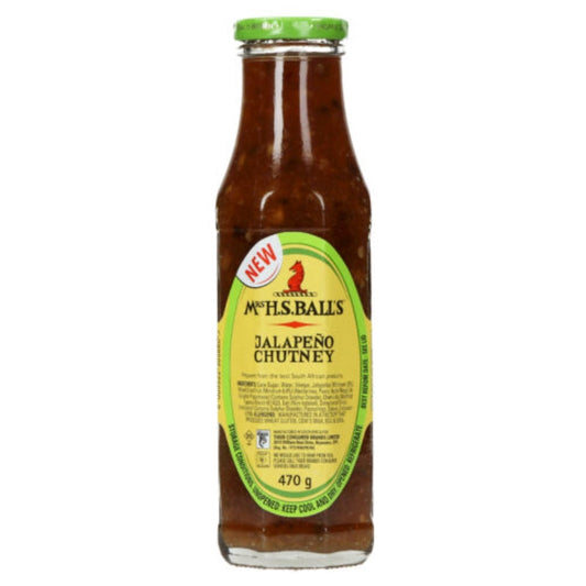 Mrs Balls Chutney - Jalapeno (Glass) 470g