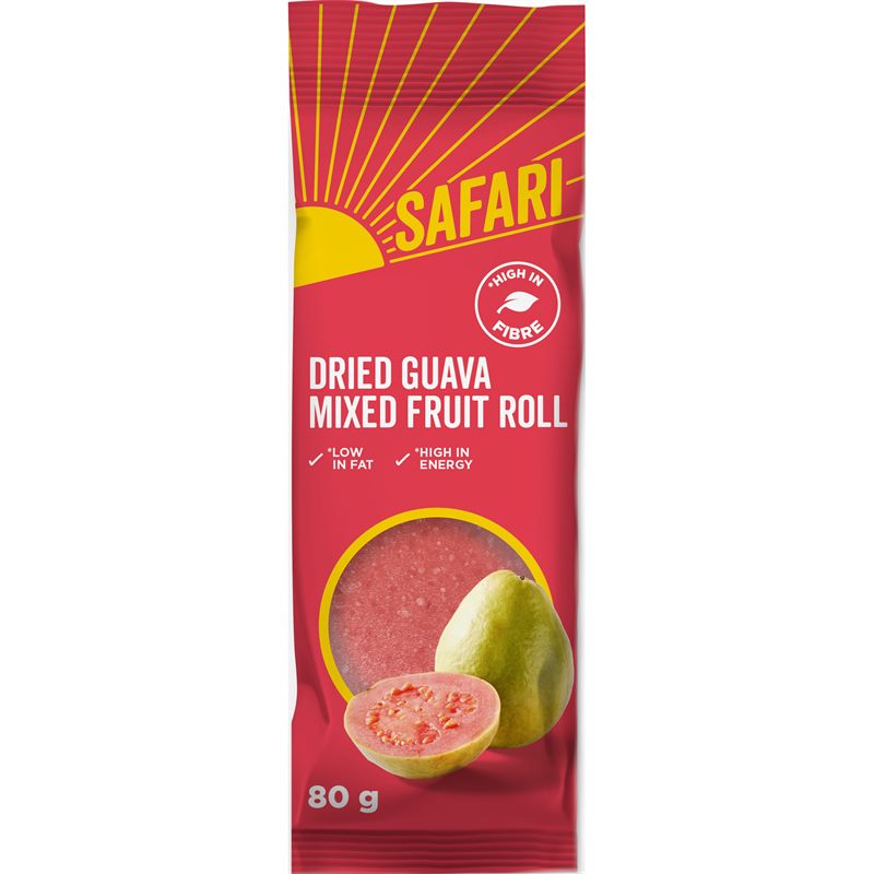 Safari Fruit Roll - Guava 80g