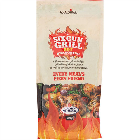 Six Gun Grill Seasoning Hot 200g