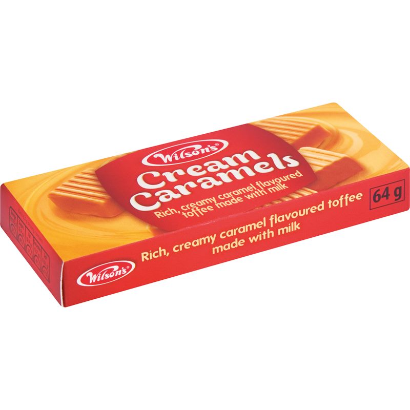 Wilson's Toffee - Cream Caramels 64g