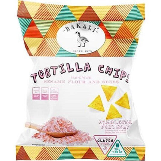 Bakali Tortilla Chips Himalayan Pink Salt 40g