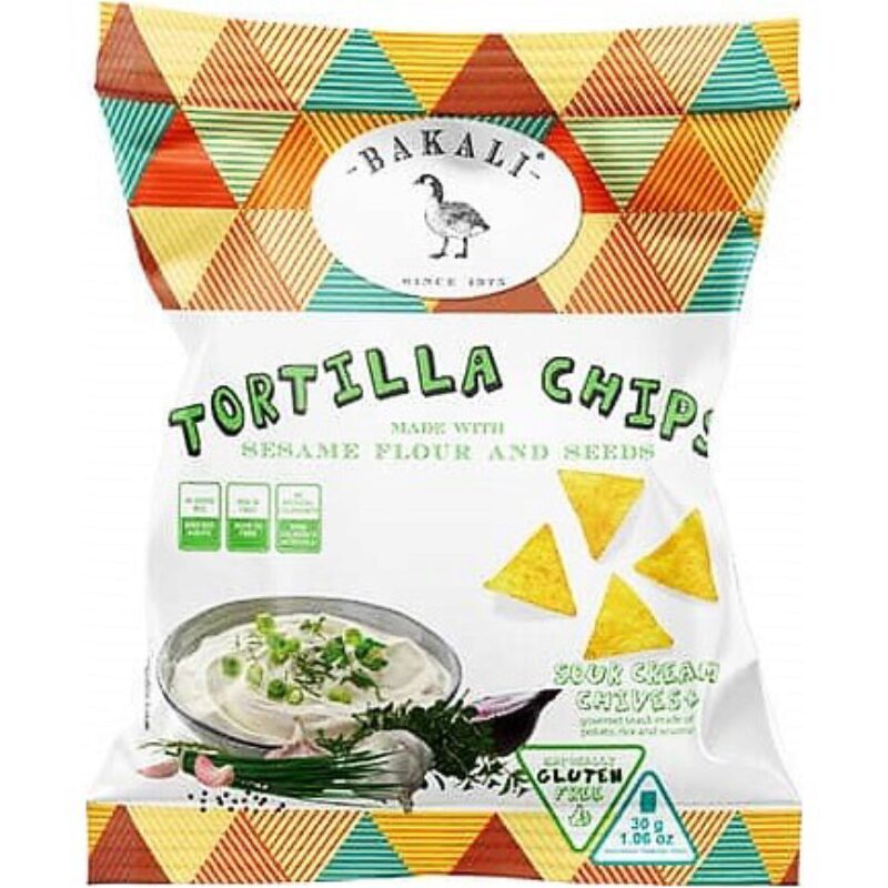 Bakali Tortilla Chips Sour Cream & Chives 40g