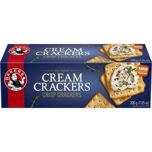 Bakers Cream Crackers Kosher 400g