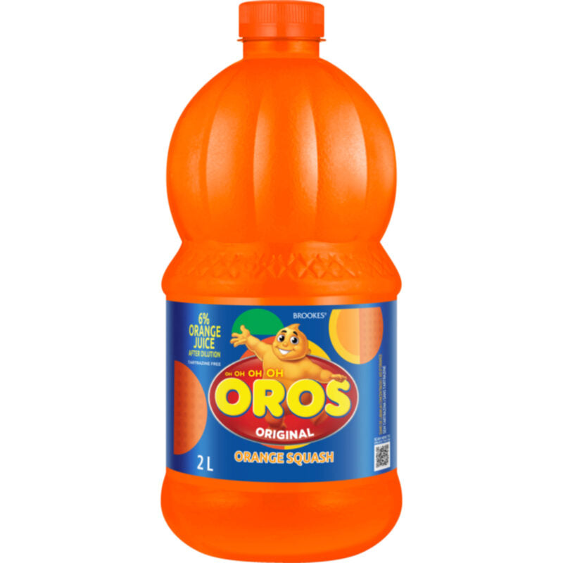 Brookes Oros Orange Squash 2L