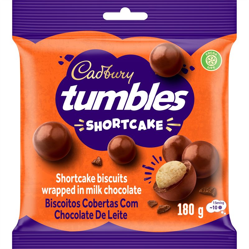 Cadbury Tumbles Shortcake 180g