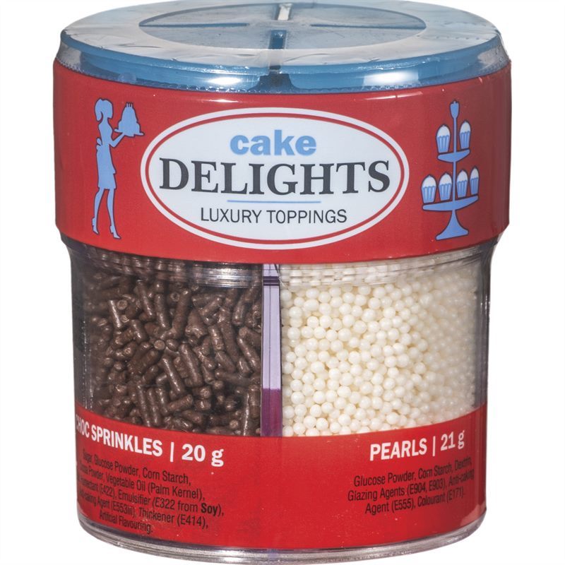 Cake Delights 4-in-1 Cake Shaker Pink 125ml