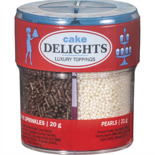 Cake Delights 4-in-1 Cake Shaker Pink 125ml