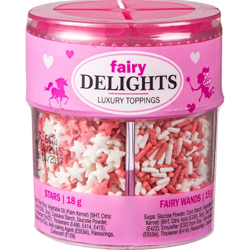 Cake Delights 4-in-1 Cake Shaker Fairy Delights 125ml