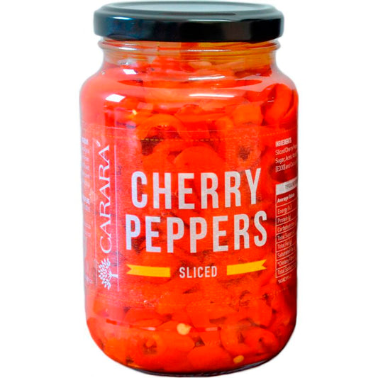 Carara Sliced Cherry Peppers 430g