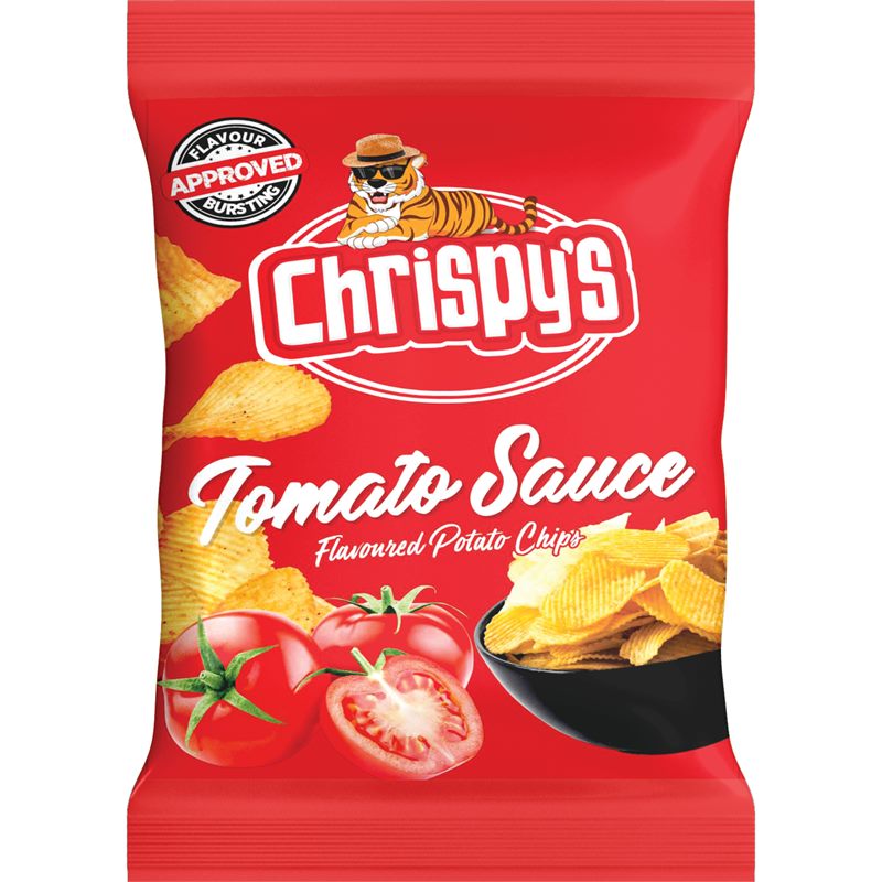 Chrispy's Potato Chips Tomato Sauce 120g